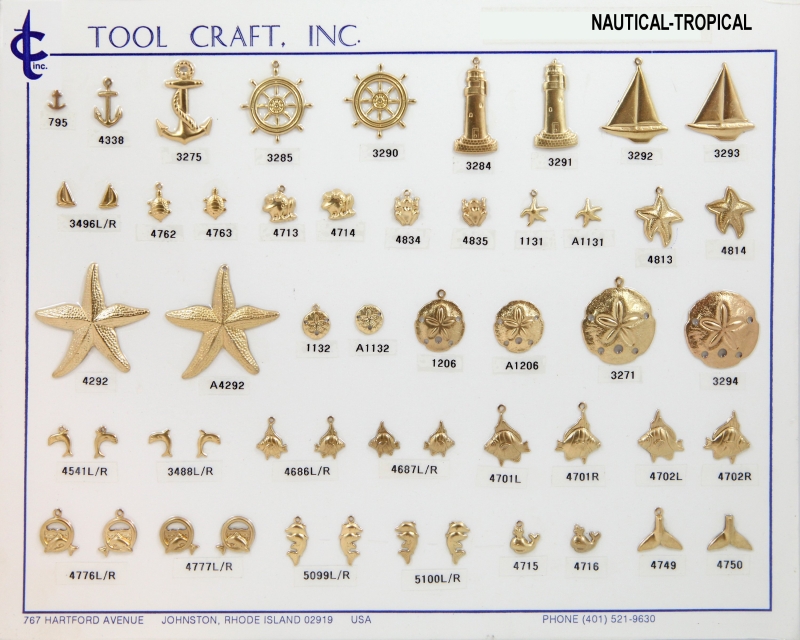 Raw Brass Nautical Stampings, Large variety of shapes and sizes for ...